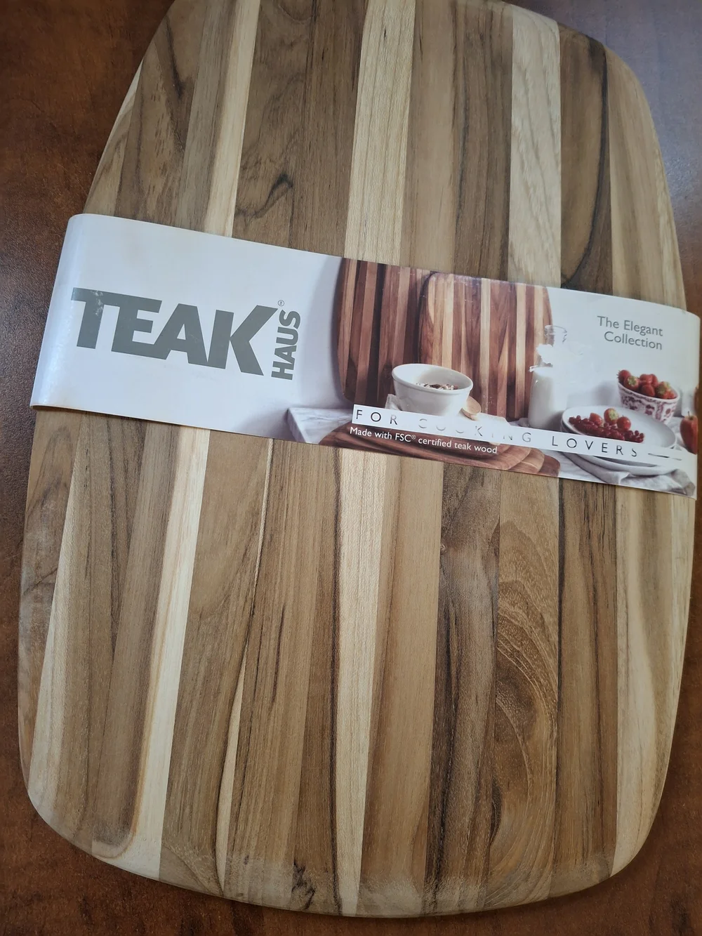 Teak Haus Rectangle Cutting Board 203 - 14x9.5x0.55 In.